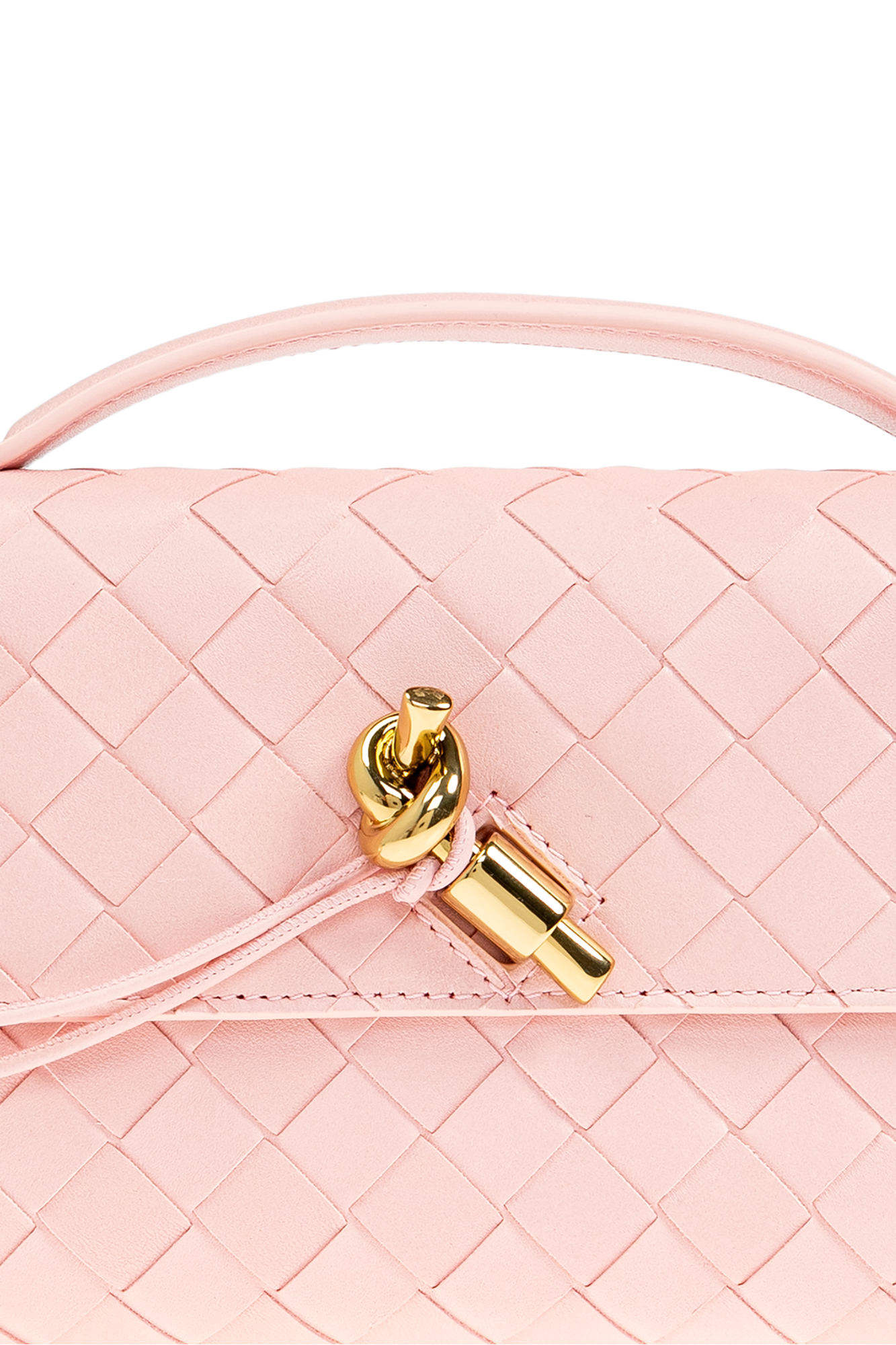 25SS new/BOTTEGA VENETA アンディアモロングクラッチ Bag Pink BOTTEGA VENETA Long Andiamo intrecciato leather clutch | NET